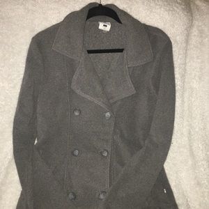 Grey pea coat